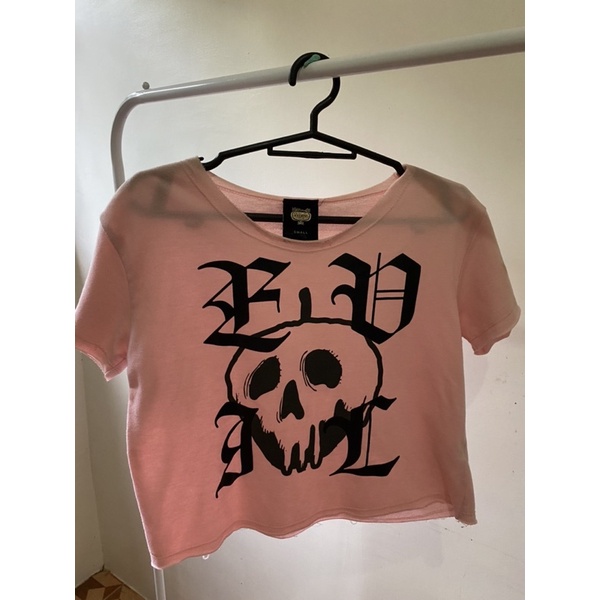 FOLDED&HUNG Disney Villains Pink Croptop for Women | Shopee Philippines