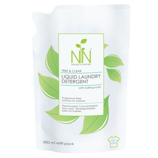 Nature to Nurture Liquid Laundry Detergent 800ml Buy 6 FREE 2