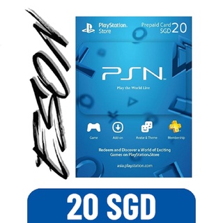 PSN SG - 20 SGD - Playstation - Instant Delivery - EsonShopPH