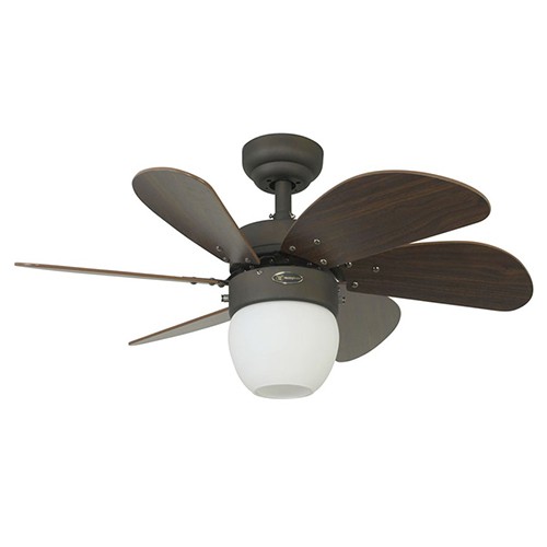 Westinghouse Wh72064 Turbo Swirl Ceiling Fan 6 Blade 30 Oil Rubbed Bronze Ee Philippines - 30 6 Blade Ceiling Fan With Light