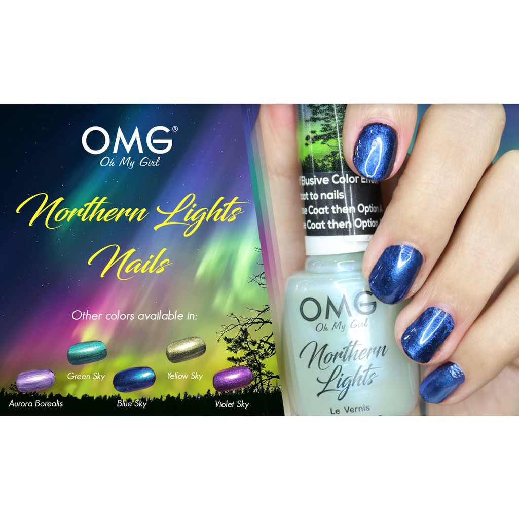 Omg Northern Lights Nail Polish 10ml Shopee Philippines