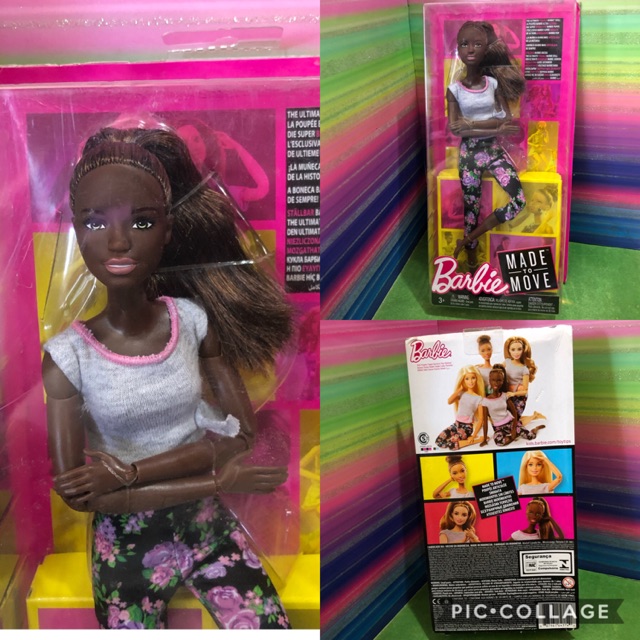 barbie made to move african american
