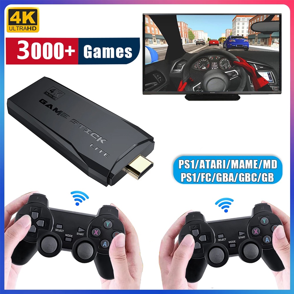 Video Game Console 32G Built-in 3500 Games Retro handheld Game Stick ...