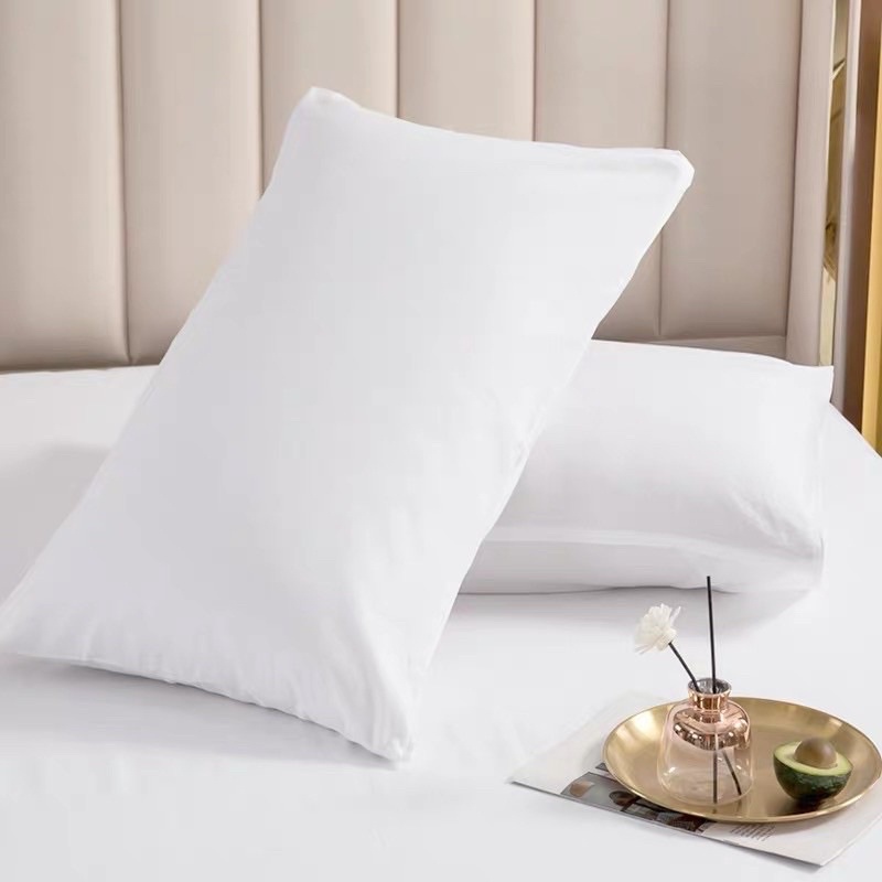 local stock FG Foam Deluxe Pillow Plain White Pillow manila Shopee