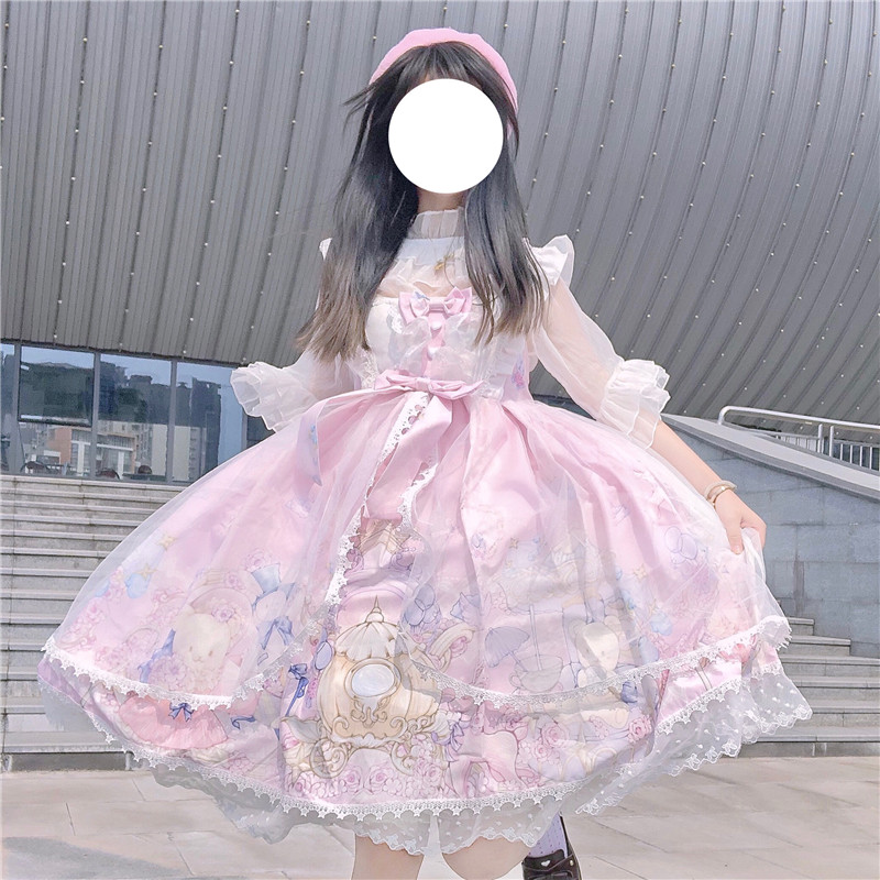 人気商品】【人気商品】Angelic Pretty Aquarium Carnival JSK ひざ丈