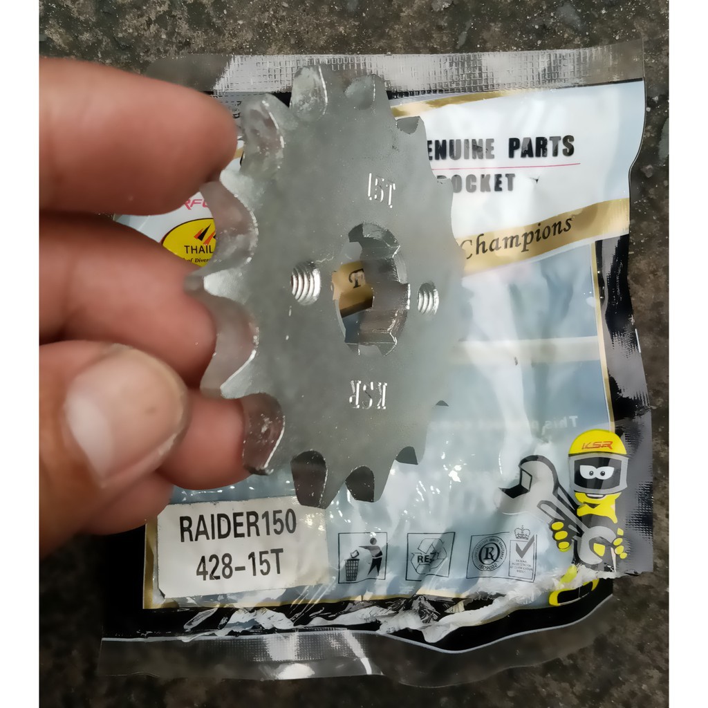 TSR[ 428 ] Engine Sprocket for RAIDER 150 Fi / New Born / New & Old