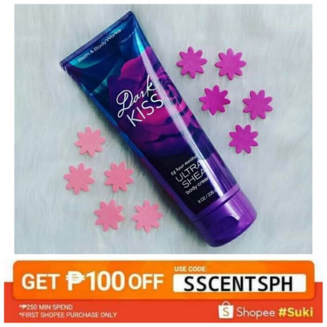 Bath & Body Works Body Cream Dark Kiss 226g Shopee Philippines