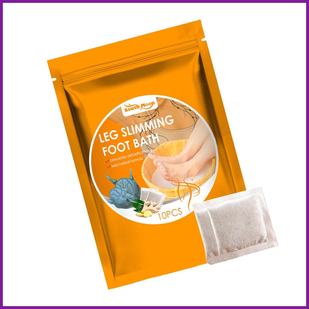 Natural Herbal Foot Soak 10 Pcs Lymphatic Ginger Foot Soak Natural