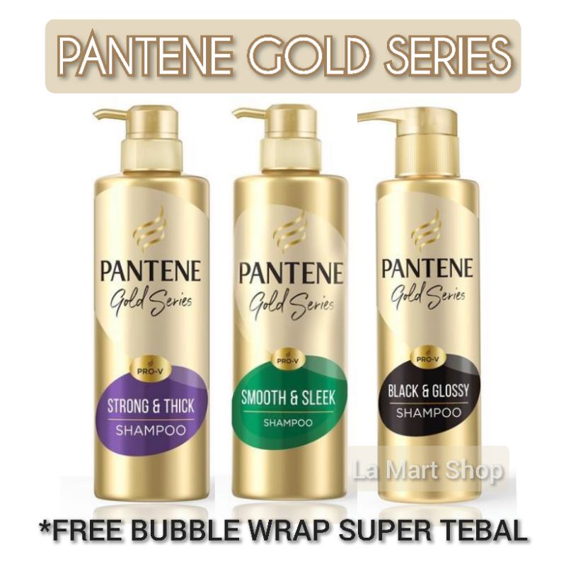 Shampoo Pantene Gold Series Smooth and Sleek 450ML Pantene Shampoo Gold