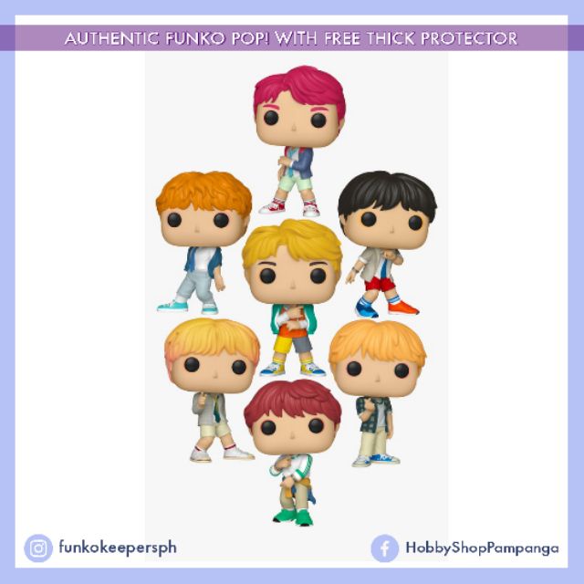 bts funko pop set