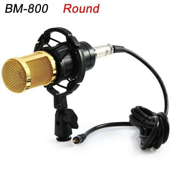 BM800 Microphone 3.5mm Wired Sound Recording Condenser Microphone Mic