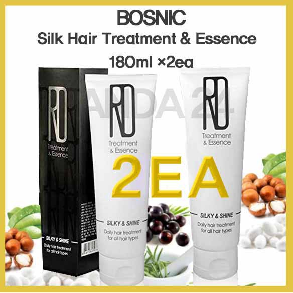 [KOREA] 2EA BOSNIC RD Treatment & Essence Silky & Shine 180ml / Pack