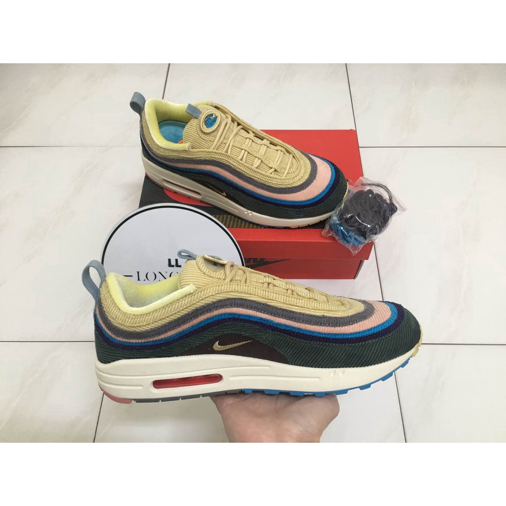 uk Sean Wotherspoon x Nike Air Max 97 1 Running Shoes AJ4219400 | Shopee  Philippines