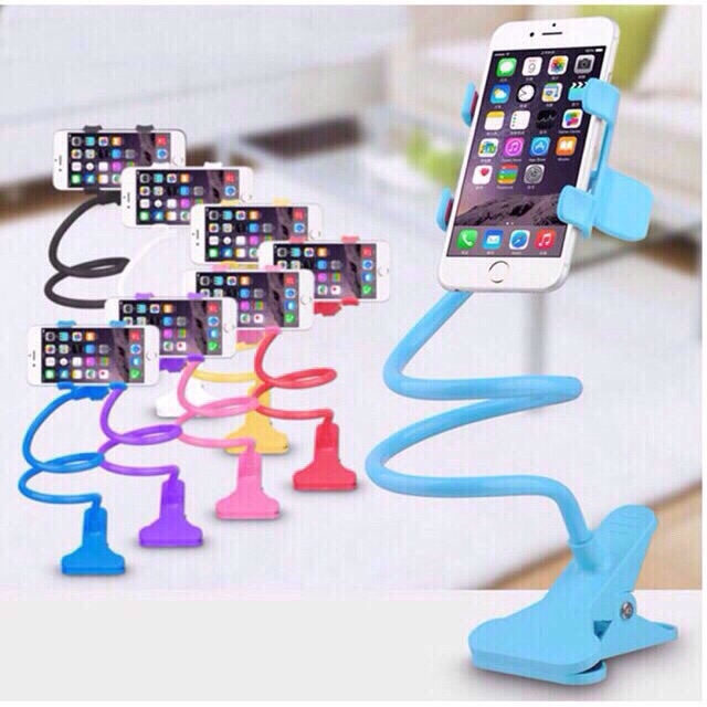 COD Lazypod Lazy Pod Flexible Phone Holder for Smartphones | Shopee ...