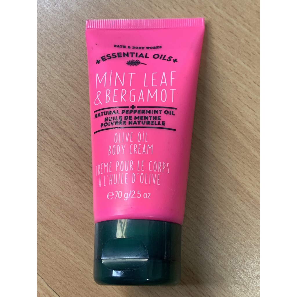 Bath & Body Works Body Cream Mint Leaf & Bergamot (Authentic Shopee