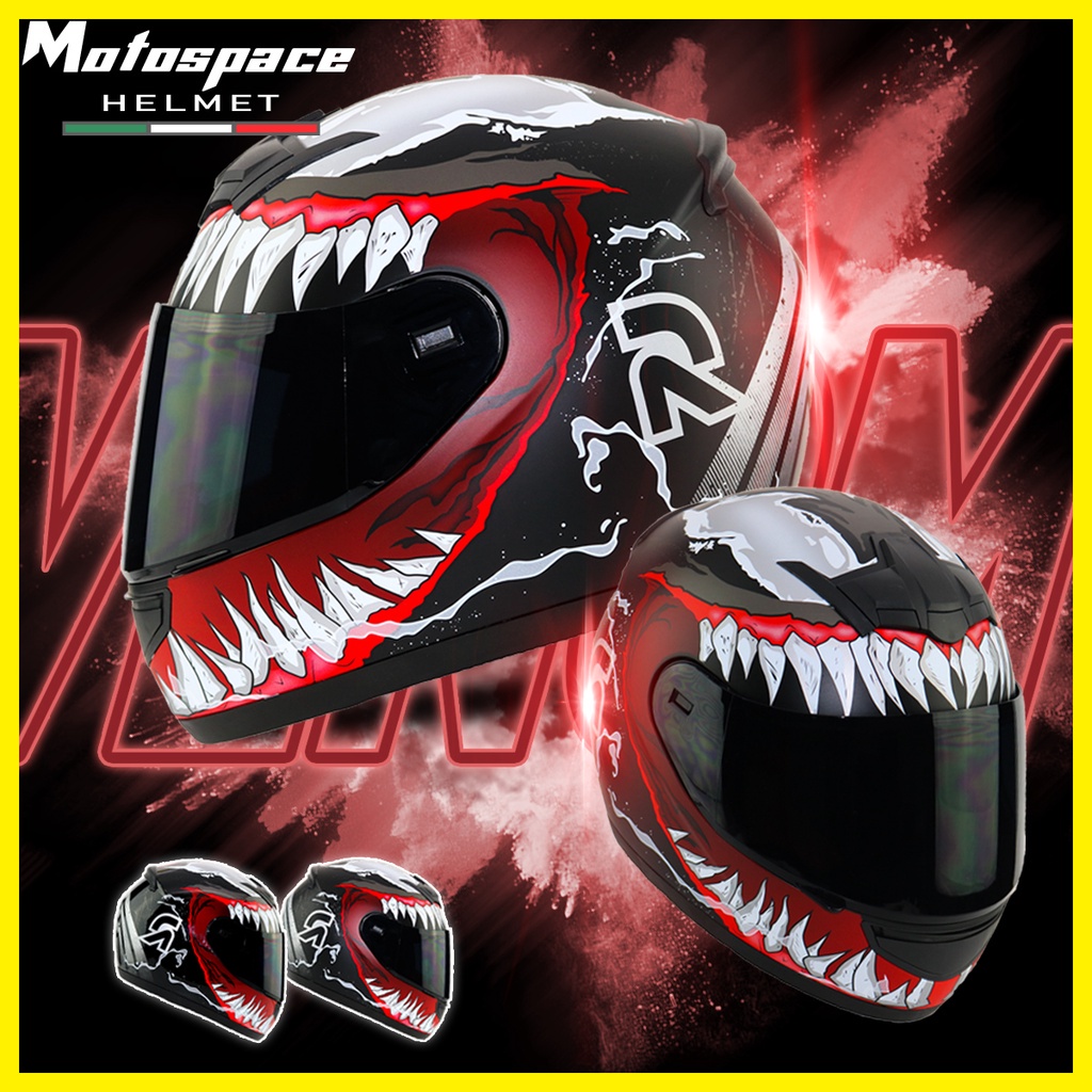 kyt helmet full face Motospace Marvel Helmet Full Face Motorcycle Helmets Single Visor With