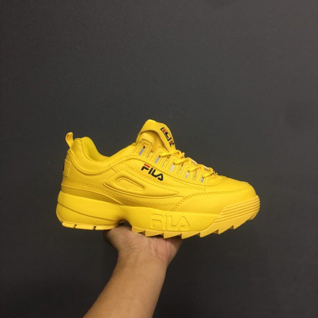 fila disruptor ii yellow