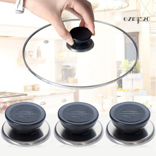 Gz 5 Pcs Home Kitchen Stainless Steel Universal Round Pot Cap Cover Lid Knob Handle #1
