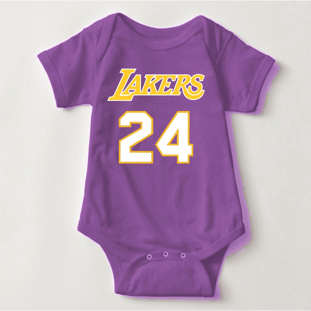 lakers baby onesie