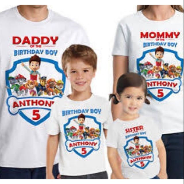 Customized patrol theme Family shirt | Philippines