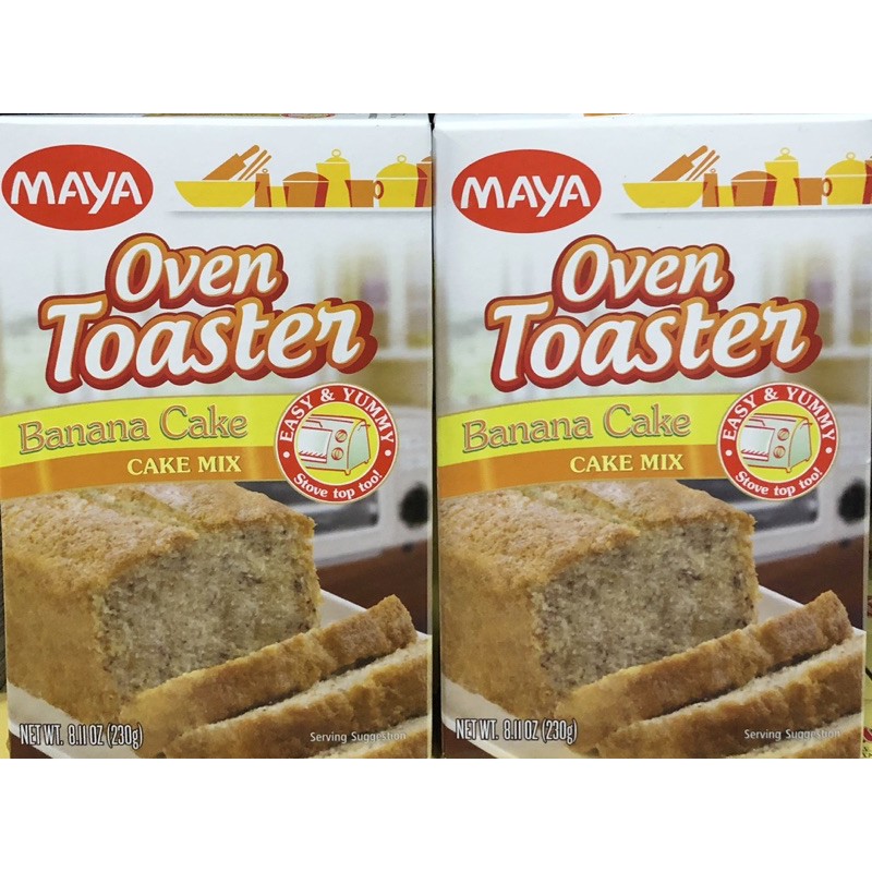 MAYA OVEN TOASTER BANANA CAKE MIX 230g Shopee Philippines