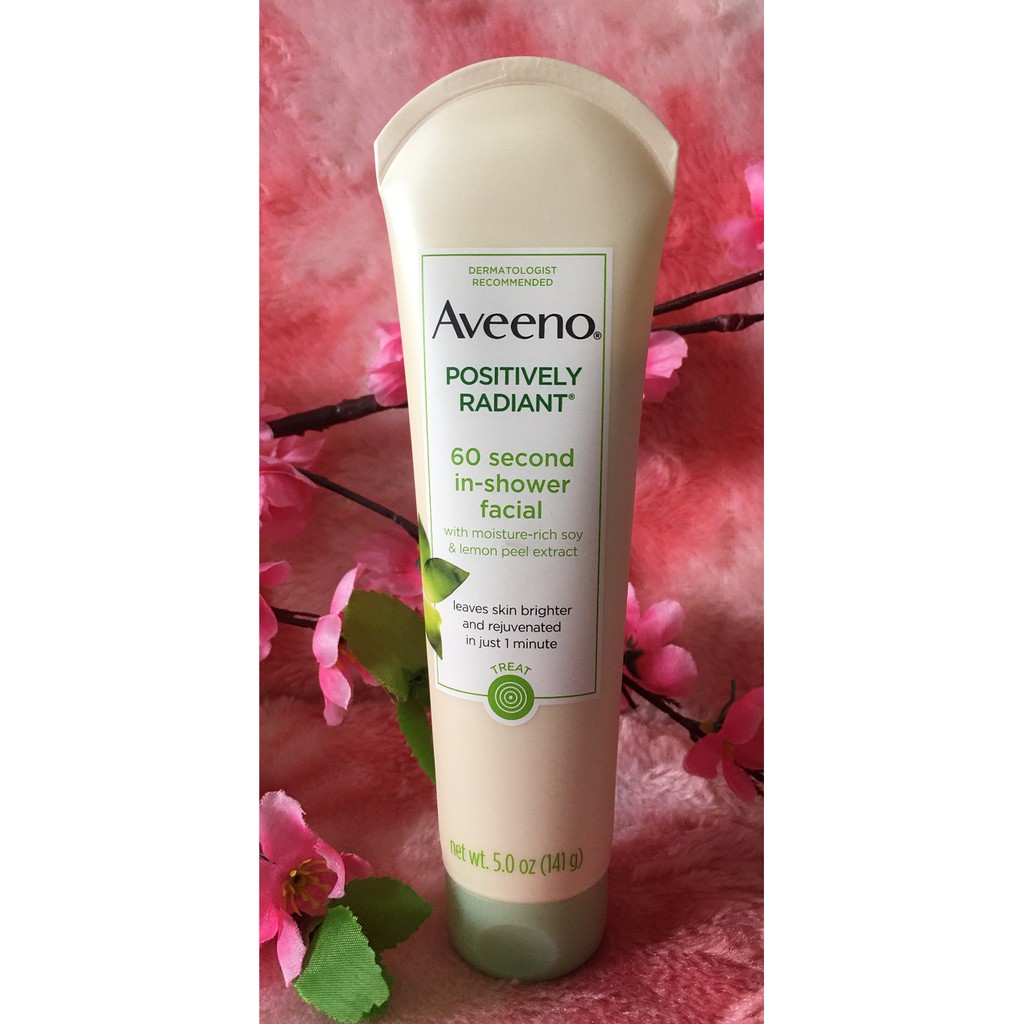 aveeno 60 second facial