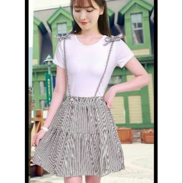 shopee jumper skirt