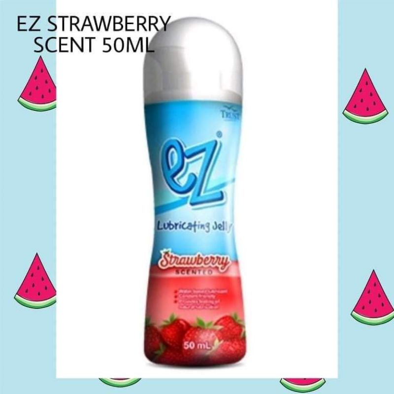 EZ LUBRICATING JELLY STRAWBERRY SCENT 50 ML ( DISCREET PACKAGING