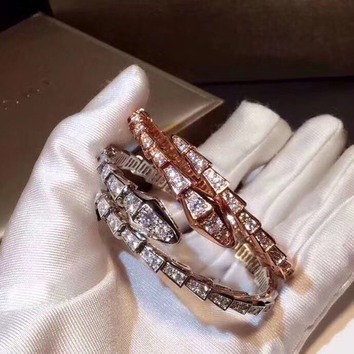 bulgari diamond snake bracelet