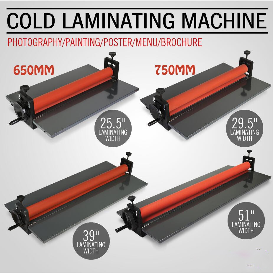 0.65M1.3M Cold Laminator Manual Roll Laminator Photo Film Laminating