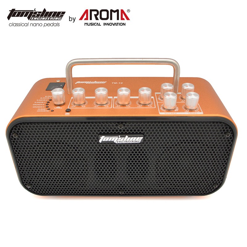 electric guitar with built in amplifier & speaker