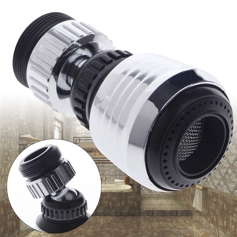 360 Degree Water Bubbler Swivel Head Saving Tap Faucet Aerator Connector Diffuser Nozzle Filter Me