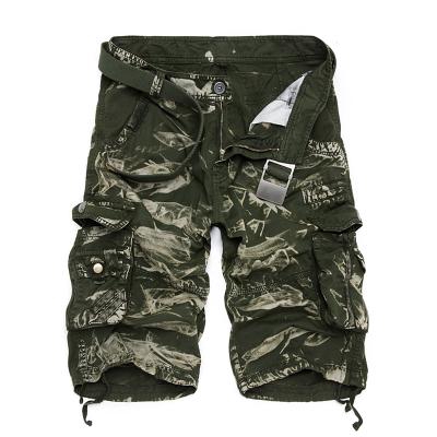 camouflage dungaree shorts