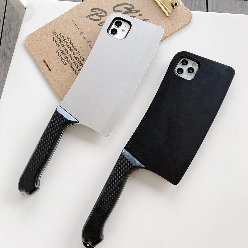 Funny Kitchen Knife Phone Case for IPhone 6 6S 7 8 Plus Se 2020 X XS XR