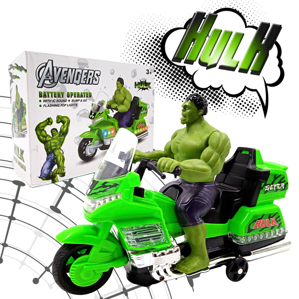 hulk bike toy