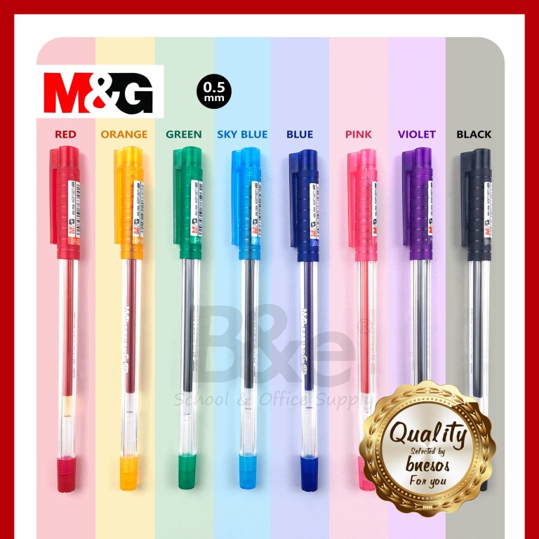 ballpen set different color bnesos Stationary School Supplies M&G