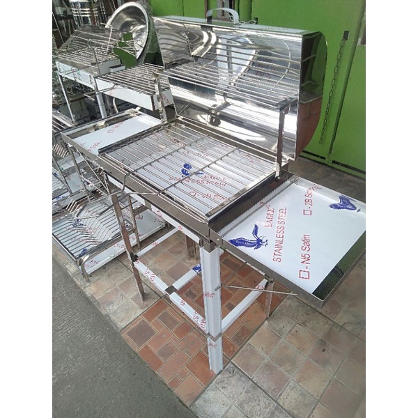 PURE STAINLESS GRILLER/IHAWAN WITH COVER