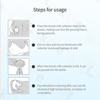 Lakoe Reusable Breast Shell Anti-overflow Milk Saver For Breastfeeding milk collector #7