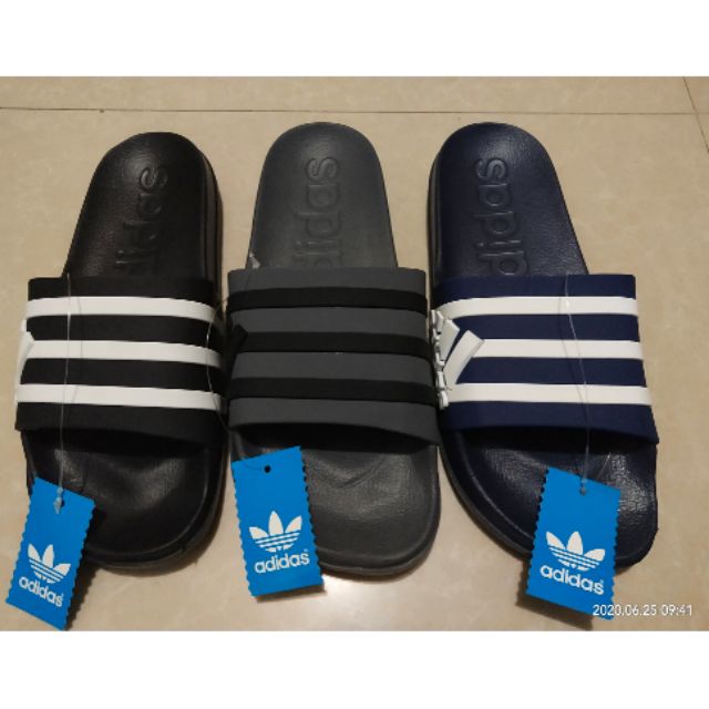 Adidas slippers for mens 3colors 40-45 | Shopee Philippines