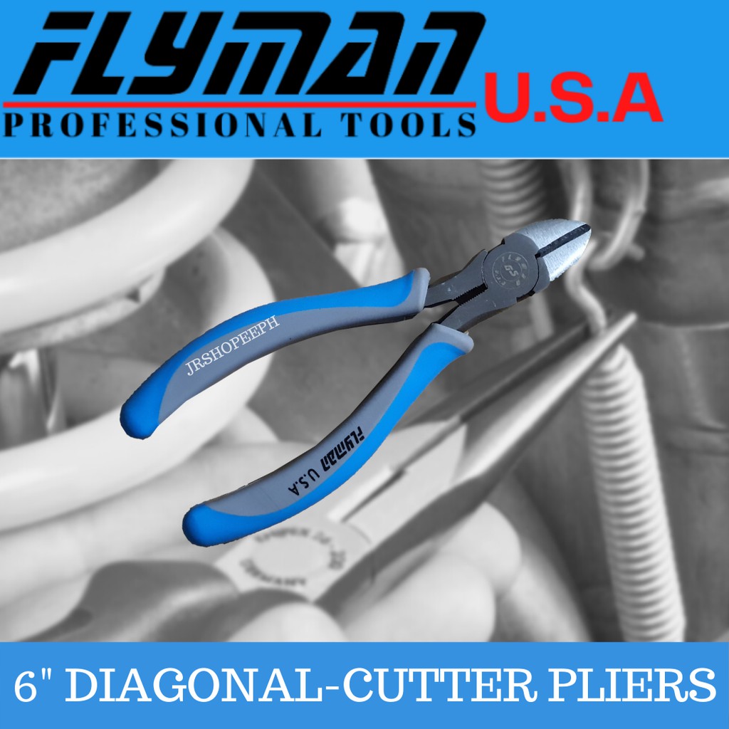 Jrshopeeph Diagonal Cutter Plier Flyman 6” Cutter Plier Solo Cutter Plier Flyman Original Tools