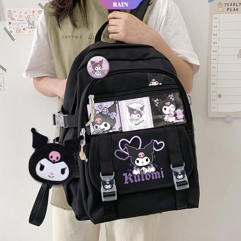 Cartoon Women Backpacks Waterproof MultiPocket Nylon School Backpack