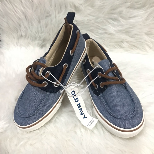 OLD NAVY Chambray Boat Shoes for Baby | Shopee Philippines