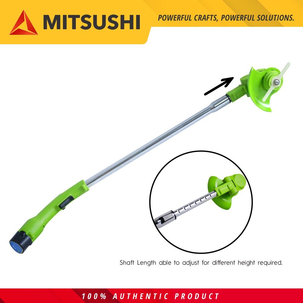 Mitsushi YY-GCJ00 12V Cordless Grass Trimmer | Shopee Philippines