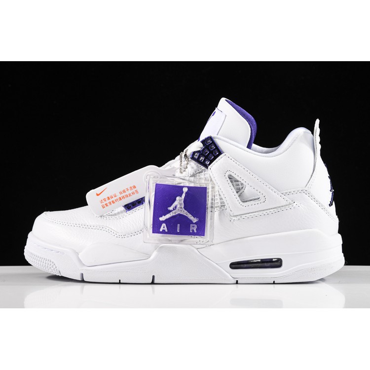 air jordan 4 purple and white