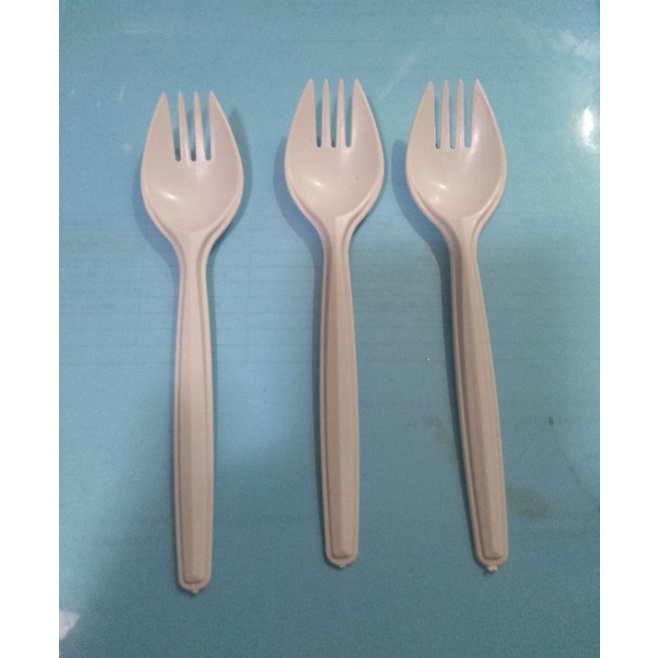 Disposable Plastic Spork (25pcs./pack) Shopee Philippines