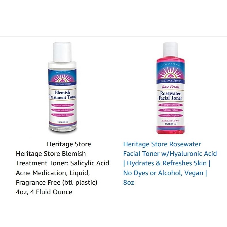 blemish treatment toner heritage