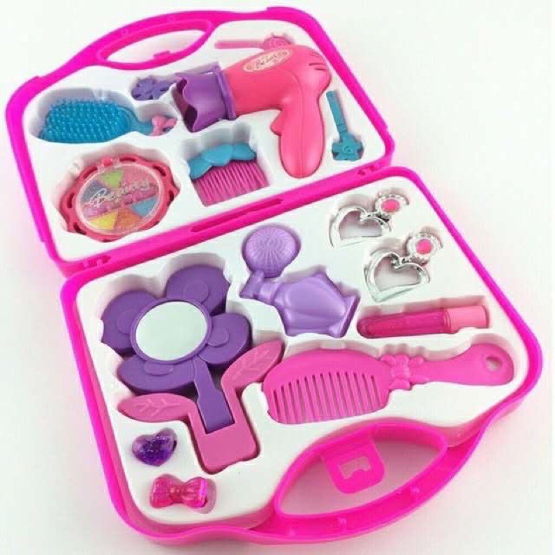 Beauty Salon Set Toys Little Girl Makeup Cosmetic Set Pretend Play