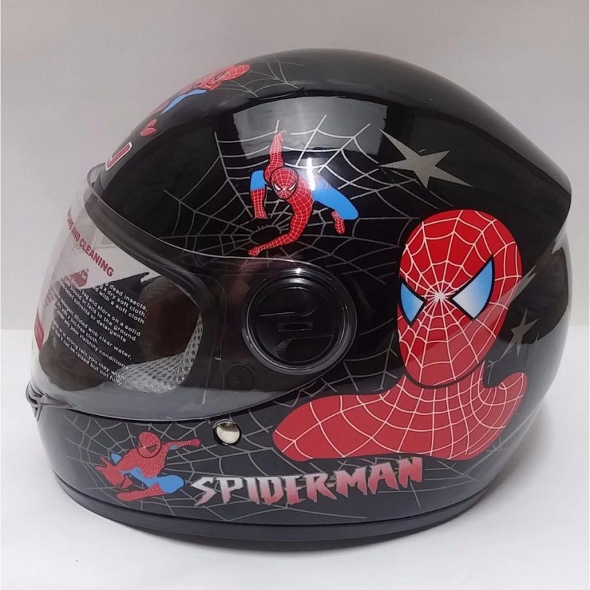 spiderman kids helmet