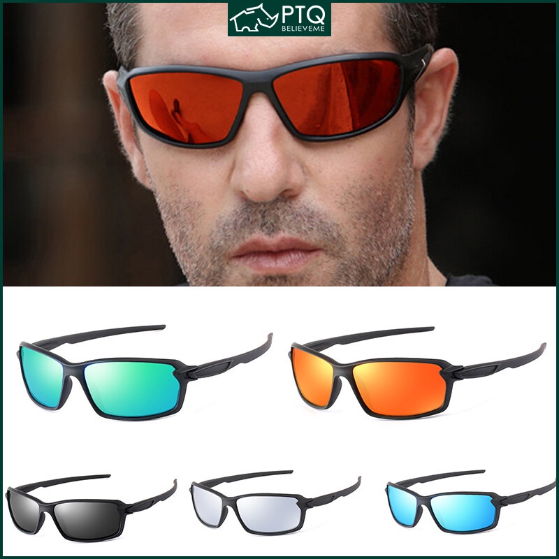 Polarized shades for men square Antiglare vintage driving sunglasses