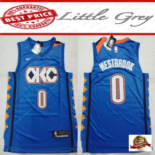 NBA OKC 0 Russell Westbrook Sublimation 
